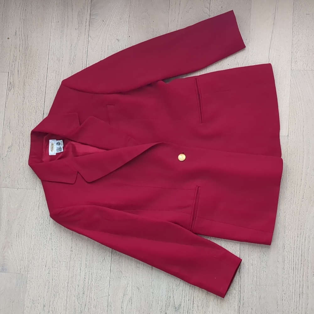Talbot's Red Wool Blazer, size 10 Petite